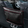 Car Seat Storage Net Pocket Car Storage Bag Multi-Function Suspended Storage Bag, Colour: Simple Bla