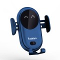 S11 Smart Infrared Sensor Car Wireless Charger, Colour: Blue  (With Suction Cup Bracket)