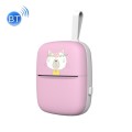 Portable Mini Thermal Printer Bluetooth Mobile Phone Photo Pocket Printer(English Version (Pink))