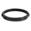 5.75 Inch Round Retro Headlight Ring Motorcycle Headlight Modification Parts(Black)