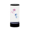 Desktop Simulation Cylindrical Jellyfish Light LED Colorful Atmosphere Night Light