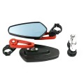 Electric Bike Motorcycle Modified Reversing Retro Rearview Handle Mirror All Aluminum Reflective Rea