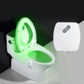 Toilet Hanging Type Human Body Movement Light Sensitive Response LED Night Light 24-Color Cycle Colo