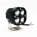 40W White Light Motorcycle LED Spotlight Headlight Car Front Bumper Light Off-Road Vehicle Modified