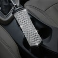 2 PCS Car Diamond-Studded Interior Products Personalized Protective Sleeve Handbrake Cover