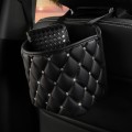 Car Seat Back Storage Bag Personality Diamond-Studded Car Storage Net Bag Car Multi-Function Storage
