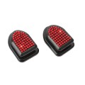 Diamond-Studded Car Hook Car Accessories Hook Seat Back Car Small Hook(Red Diamond)