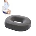 Slow Resilience Memory Foam Office Hip Pad After Hemorrhoids Operation Cushion(Gray)