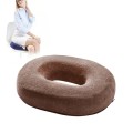 Slow Resilience Memory Foam Office Hip Pad After Hemorrhoids Operation Cushion(Coffee Color)