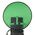 110cm EY-068 Green Background Cloth Folding ID Photo Green Screen Video Backdrop Board For E-Sports