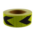 PVC Crystal Color Arrow Reflective Film Truck Honeycomb Guidelines Warning Tape Stickers 5cm x 25m(G