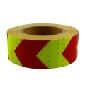PVC Crystal Color Arrow Reflective Film Truck Honeycomb Guidelines Warning Tape Stickers 5cm x 25m(F