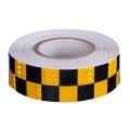 PVC Lattice Reflective Belt Generic Film Traffic Safety Facilities Anti-Collision Warning Stickers(Y
