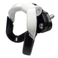 2 PCS Pedal Electric Car Motorcycle Modified Helmet Universal Double Hook(Black+White)
