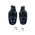 Motorcycle Modified Aluminum Alloy Foot Pedal Accessories(Blue)