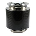 013 Car Universal Modified High Flow Carbon Fiber Mushroom Head Style Air Filter, Specification: Med