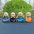 In Car Cute Four Little Monks Ornaments Car Interior Decorations Specification Not Swing
