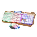 LIMEIDE T21 104Keys Wired Gaming Backlit Computer Manipulator Keyboard and Mouse Set, Cable Length: