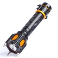 Outdoor LED T6 Strong Light Rechargeable Flashlight Car Safety Hammer Multi-Function Aelf-Defense Fl