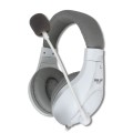 Salar A566 Subwoofer Gaming Headset with Microphone, Cable Length: 2.3m(White)