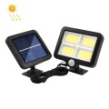 TY06704 128 COB Solar Separated Wall Lamp Outdoor Courtyard Waterproof Human Body Induction Light
