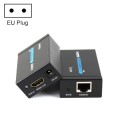 HDY-60 HDMI to RJ45 60m Extender Single Network Cable to For HDMI Signal Amplifier(EU Plug)