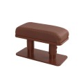 Car Arm Handle Seat Left Hand Elbow Tray Universal Leather Increasing Pad Central Armrest Box(Brown)