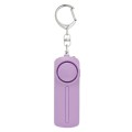 AF-9400 130dB Personal Alarm Pull Ring Women Self-Defense Keychain Alarm (Purple)