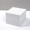 8 PCS Geometric Cube Photo Props Decorative Ornaments Photography Platform, Colour: Large White Rect