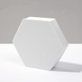8 PCS Geometric Cube Photo Props Decorative Ornaments Photography Platform, Colour: Large White Hexa