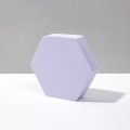 8 PCS Geometric Cube Photo Props Decorative Ornaments Photography Platform, Colour: Small Purple Hex