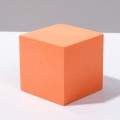 8 PCS Geometric Cube Photo Props Decorative Ornaments Photography Platform, Colour: Large Orange Squ