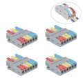 LT-636 3 In 6 Out Colorful Quick Line Terminal Multi-Function Dismantling Wire Connection Terminal