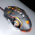 T-WOLF V6 USB Interface 6-Buttons 3200 DPI Wired Mouse Gaming Mechanical Macro Programming 7-Color L