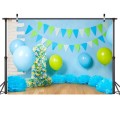 2.1m X 1.5m One Year Old Birthday Photography Background Party Decoration Hanging Cloth(579)