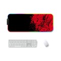 400x900x3mm F-01 Rubber Thermal Transfer RGB Luminous Non-Slip Mouse Pad(Red Fox)