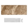 300x800x4mm Marbling Wear-Resistant Rubber Mouse Pad(Tuero Marble)