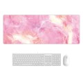 400x900x3mm Marbling Wear-Resistant Rubber Mouse Pad(Fresh Girl Heart Marble)