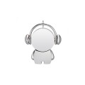 Y01 Metal Musician Car Cartoon Style U Disk, Capacity: 32GB(Silver)