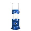 5803 Solar Camping Lamp Outdoor LED Emergency Portable Light Support USB Output(Blue)