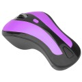 PR-01 1600 DPI 7 Keys Flying Squirrel Wireless Mouse 2.4G Gyroscope Game Mouse(Black Purple)