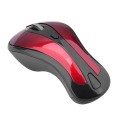 PR-01 1600 DPI 7 Keys Flying Squirrel Wireless Mouse 2.4G Gyroscope Game Mouse(Black Red)