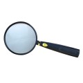 2 PCS Children Science Education Elderly Reading Hand-Held Magnifying Glass, Specification: 90mm