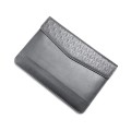 Horizontal  Embossed Notebook Liner Bag Ultra-Thin Magnetic Holster, Applicable Model: 14-15 inch(Gr