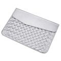 Hand-Woven Computer Bag Notebook Liner Bag, Applicable Model: 11 inch (A1370 / 1465)(Silver)