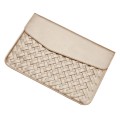 Hand-Woven Computer Bag Notebook Liner Bag, Applicable Model: 11 inch (A1370 / 1465)(Golden)