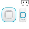 CACAZI V028F Wireless Music Doorbell without Battery, Plug:EU Plug(White)