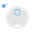 2 PCS S8 Round Bluetooth Anti-Lost Device Key Luggage Tracking Device Two-Way Alarm(White)