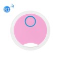 2 PCS S8 Round Bluetooth Anti-Lost Device Key Luggage Tracking Device Two-Way Alarm(Pink)