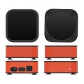 T7 Set-top Box Silicone Case Anti-drop Dust-proof Protective Sleeve for Apple TV 4K(Orange)